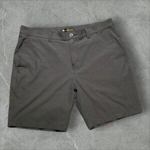 Travis Mathew Textured Golf Shorts Blue ‎ Men's Size 38 Chino Casual Comfortable